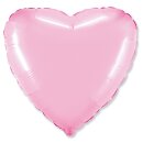 Flexmetal Folienballon Herz Rosa  ø45cm-1St