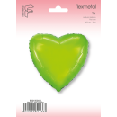Flexmetal Folienballon Herz Grün-Limone...