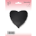 Flexmetal Folienballon Herz Schwarz Satin  ø45cm-1St