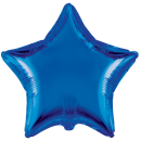 Flexmetal Folienballon Stern Blau ø45cm-1St