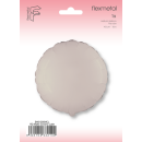Flexmetal Folienballon Elfenbein-Vanille ø45cm-1St