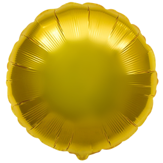 Flexmetal Folienballon Gold ø45cm-1St