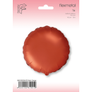 Flexmetal Folienballon Rot Satin ø45cm-1St
