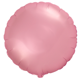 Flexmetal Folienballon Rosa Satin ø45cm-1St