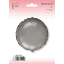 Flexmetal Folienballon Silber Satin ø45cm-1St