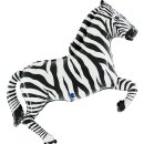 Luftballon Zebra Folie-Figur 107cm Grabo