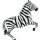 Grabo Folienballon Zebra 107cm unverpackt-1St