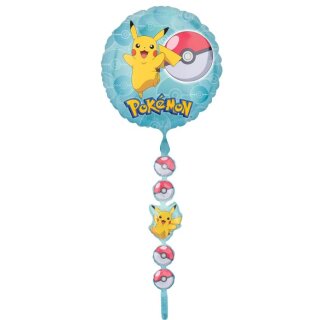 Anagram Folienballon Pokemon 167cm ø80cm-1St