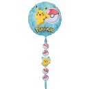 Anagram Folienballon Pokemon 167cm ø80cm-1St