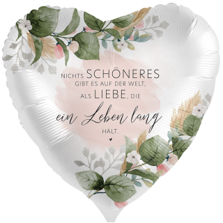 Premioloon Folienballon Liebe die ein Leben lang hält  ø43cm-1St