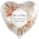 Premioloon Folienballon Mr & Mrs alles Liebe...