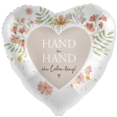 Premioloon Folienballon Hand in Hand ein Leben lang...