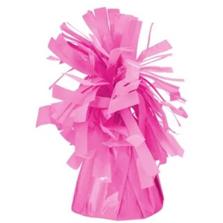 Partydeco Ballongewicht Puschel Pink 130g-1St