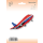 Flexmetal Folienballon Flugzeug Rot 100cm-1St