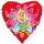 Flexmetal Folienballon Happy Birthday Prinzessin  ø45cm unverpackt-1St