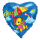 Flexmetal Folienballon Its a Girl  ø45cm unverpackt-1St