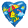Flexmetal Folienballon Its a Boy  ø45cm unverpackt-1St