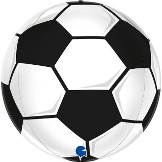 Grabo Folienballon Fußball Kugelrund ø38cm-1St