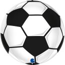 Grabo Folienballon Fußball Kugelrund ø38cm-1St