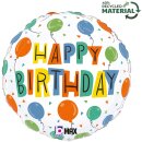 Betallic Folienballon Happy Birthday Ballons...
