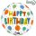 Betallic Folienballon Happy Birthday Ballons ø46cm-1St