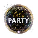 Betallic Folienballon Happy Birthday Metallic  ø46cm-1St