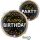Betallic Folienballon Happy Birthday Metallic  ø46cm-1St