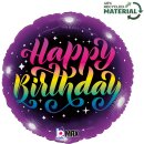 Betallic Folienballon Happy Birthday Neon  ø46cm-1St
