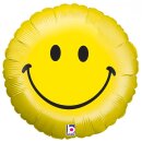 Luftballon Happy Birthday Smiley Folie-Rund ø46cm...