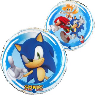 Grabo Folienballon Sonic  ø46cm-1St