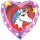 Grabo Folienballon Einhorn  ø46cm unverpackt-1St