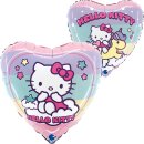 Grabo Folienballon Hello Kitty Regenbogen  ø46cm-1St