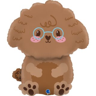 Grabo Folienballon Hund Pudel 53cm-1St
