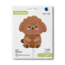 Grabo Folienballon Hund Pudel 53cm-1St