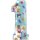 Grabo Folienballon -Zahl 1- Peppa Pig Folie 66cm-1St