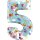 Grabo Folienballon -Zahl 5- Peppa Pig Folie 66cm-1St