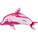 Grabo Folienballon Delfin Rosa 86cm-1St