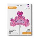 Betallic Folienballon Prinzess Krone Happy Birthday 79cm-1St