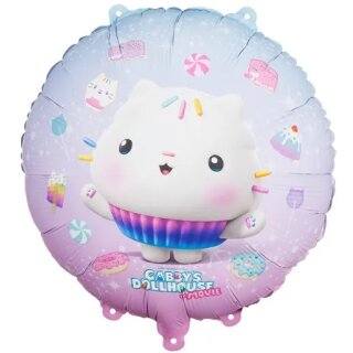 Luftballon Gabbys Dollhouse Cakey Folie-Rund ø35cm Partydeco