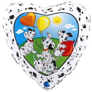Grabo Folienballon Hund-Dalmatiner  ø46cm unverpackt-1St
