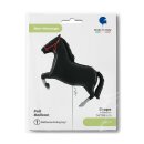 Grabo Folienballon Pferd Schwarz 86cm-1St