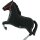 Grabo Folienballon Pferd Schwarz 86cm-1St