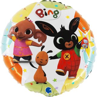 Grabo Folienballon Bing und Freunde  ø46cm-1St