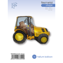 Flexmetal Folienballon Traktor Orange 94cm-1St