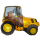 Flexmetal Folienballon Traktor Orange 94cm-1St