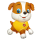 Flexmetal Folienballon Hund-Bulldogge Gelb 84cm-1St