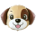 Flexmetal Folienballon Hundekopf 73cm-1St