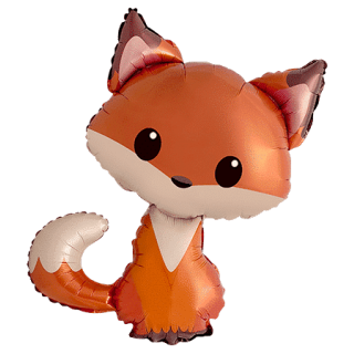 Flexmetal Folienballon Fuchs 90cm-1St