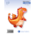 Flexmetal Folienballon Drachen Orange 92cm-1St