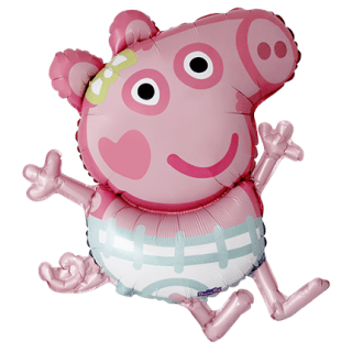 Flexmetal Folienballon Peppa Pig Evi 85cm-1St